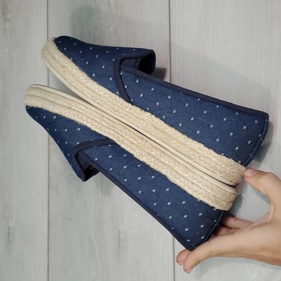 Clarks Women Cushion Soft Loafer Slip on Espadrille shoes sz 6.5W - Picture 8 of 12